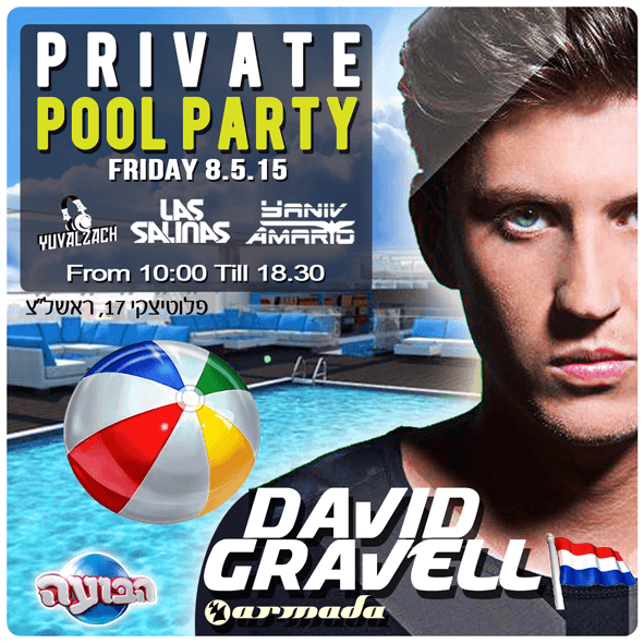 A ad for the party in