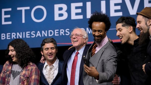 Final rally on the eve of the Nevada caucus, a lively concert in Henderson, Nevada Feb. 19, 2016 (photo: ABC News)