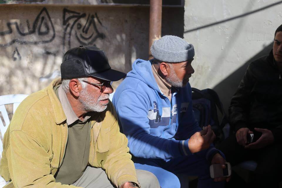 Albureim's father and uncle (photo by Kareem Abu Samra)