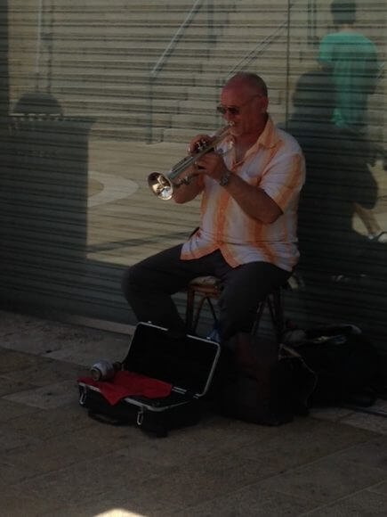 Jerusalem saxophonist