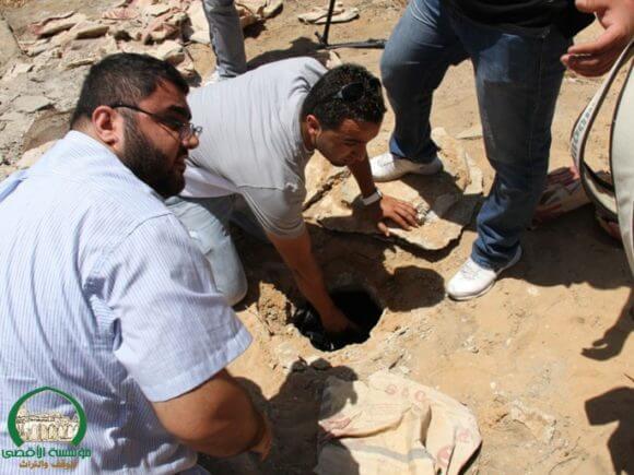 JAFFA, Israel. During a restoration project at the historic Al-Kazakhana cemetery workers discovered “nozzles” leading to the mass graves with hundreds of skeletons of Palestinians killed during the Nakba and 1936 uprising.