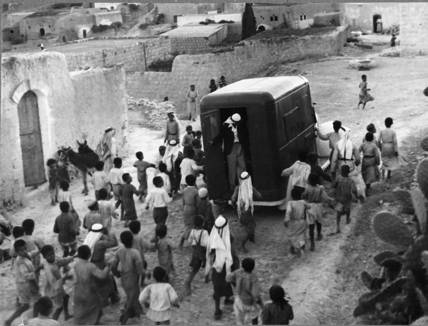 Street scene in Zarnouqa, 1938