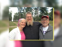 Sharie Waller, Mike Isley, and Tommy Waller. (Photo: Texans For Israel site)