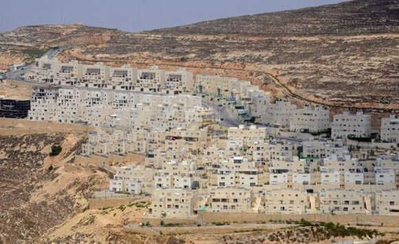 New section of housing in the Jewish settlement of Givat Ze'ev, West Bank, July 17, 2013. (Photo: Debbie Hill/UPI)