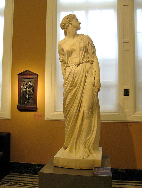 Lot's wife, sculpture by William Hamo Thornycroft