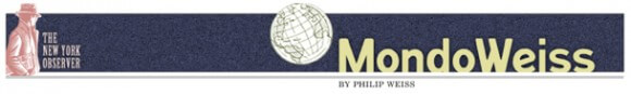 Mondoweiss logo at the New York Observer