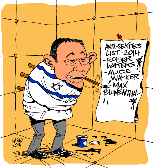 Marvin Hier Simon Wiesenthal Center Anti Semitism List Max Blumenthal