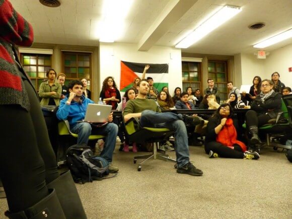 #UMDivestSitIn Day 1 (Photo: Facebook/Students Allied for Freedom and Equality)