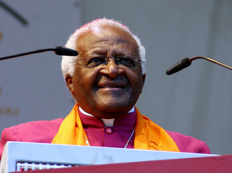 Desmond Tutu speaking at the German Evangelical Church in 2007. (Photo: Elke Wetzig/Wikimedia Commons)