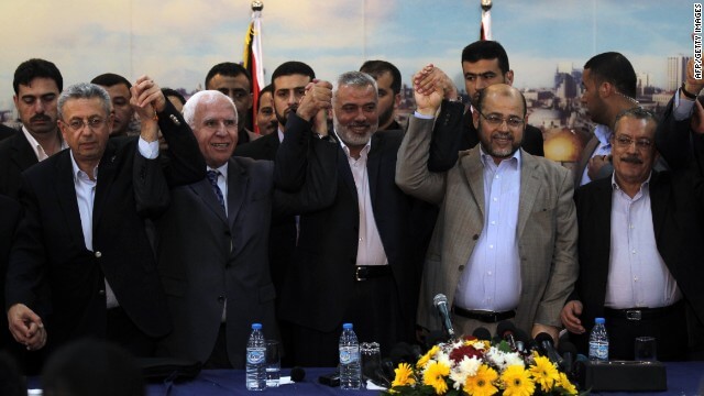 The Palestinian unity government (photo: Said Khatib/AFP)