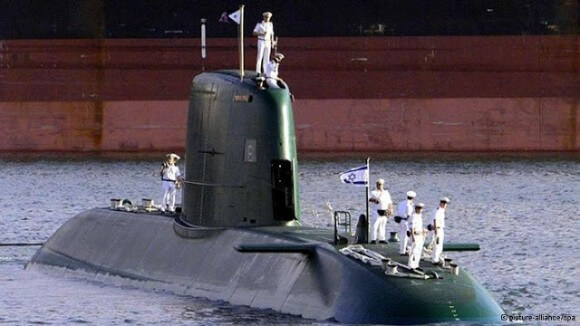 One of the Israeli Navy’s German-made submarines.