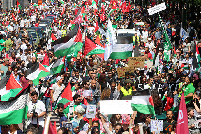 (Updated) In Photos: Worldwide protest against Israeli attack on Gaza ...