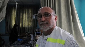 El-Wafa hospital director Basman Alashi. (Photo: ABC)