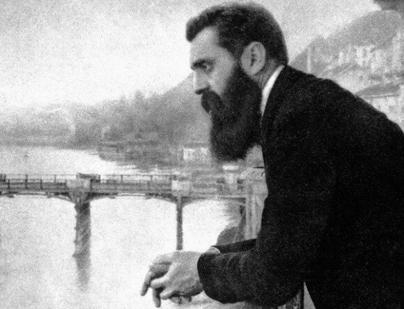 Theodor Herzl, Basel, Switzerland, 1901.
