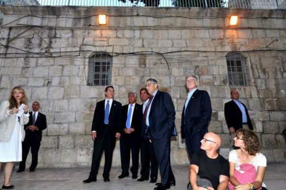 Cuomo in occupied Jerusalem, from his Facebook page