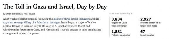 Screenshot from the New York Times website. 