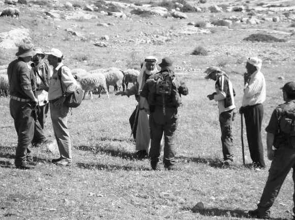 Shepherds in Umm al Amad, from David Shulman in 2013.