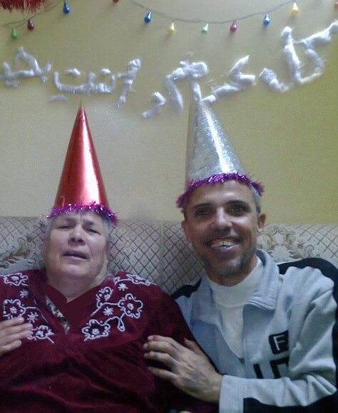 Celebrating Dr. El-Nabih's mother’s 75th birthday last January.