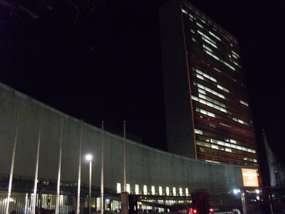 UN at night