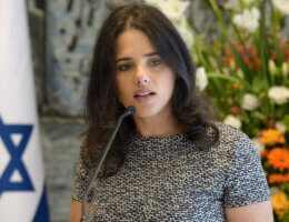 Ayelet Shaked, while serving as Israel's minister of justice in 2015. (Photo: Mark Neyman/GPO)