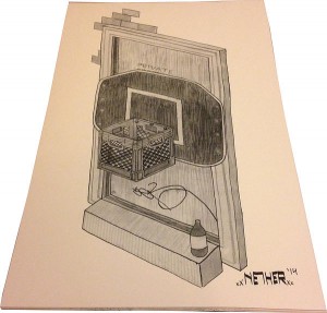 Milkcrate by Baltimore based artist Nether. (Image: Nether410.com)