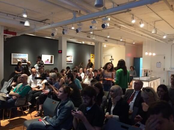 Audience at New America, from Lisa Goldman's twitter feed