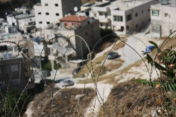 View of Issawiya from Mount Scopus. (Photo: Lauren Surface)
