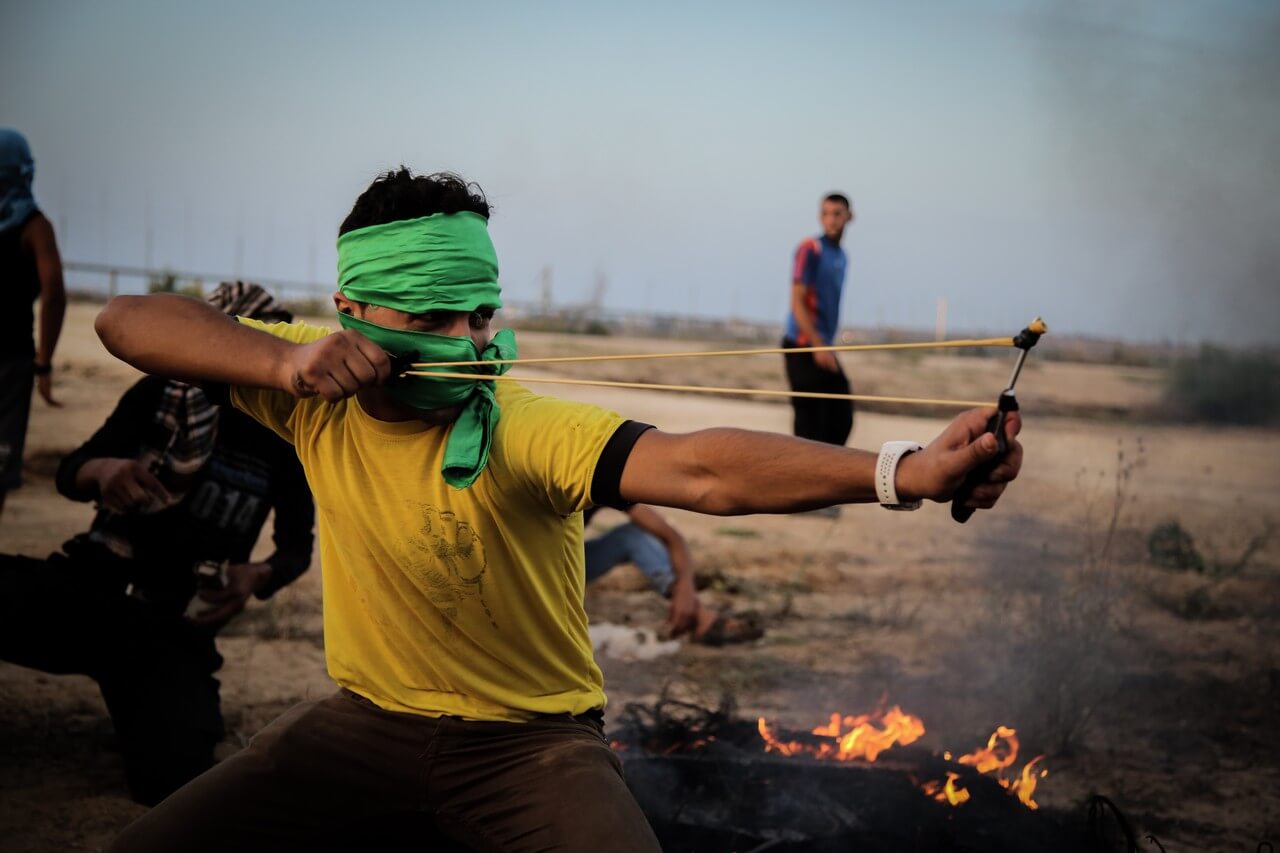 Protest in Gaza. (Photo: Shady Alassar)