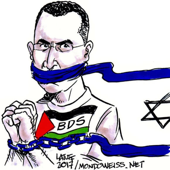 Omar Barghouti (Image: Carlos Latuff)