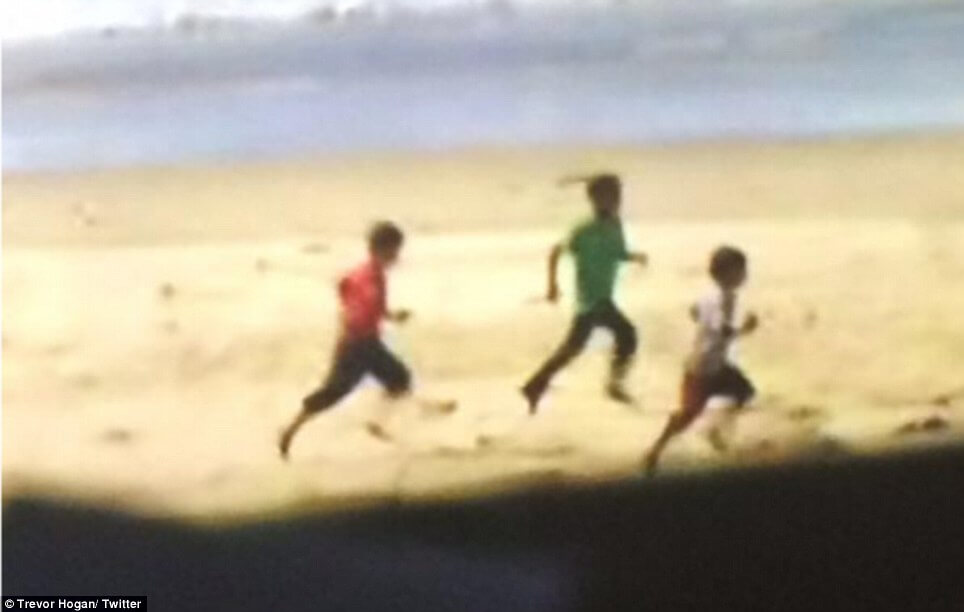 Three of the four Bakr boys killed by Israel on the Gaza beach in 2014, fleeing for their lives.
