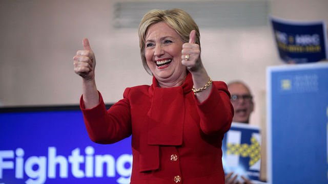 Hillary Clinton at a rally in 2016. (Photo: Gage Skidmore via Wikimedia Commons)