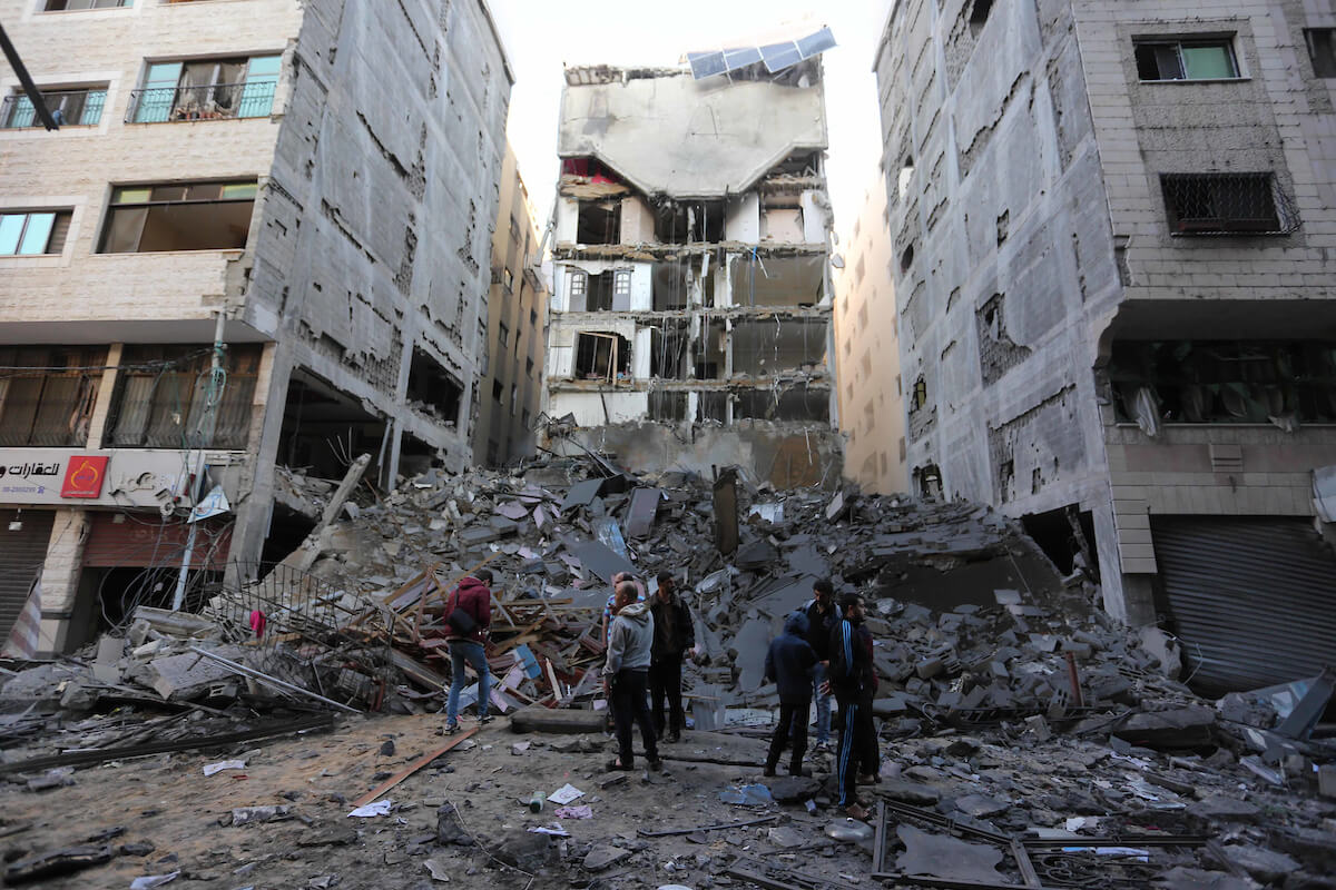 Gaza in photos: ceasefire, mourning and protests of the destruction of ...
