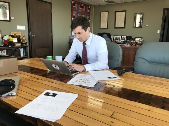 Pete Buttigieg from his Twitter feed, March 2019.