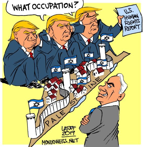 US human rights report occupation Israel Palestine