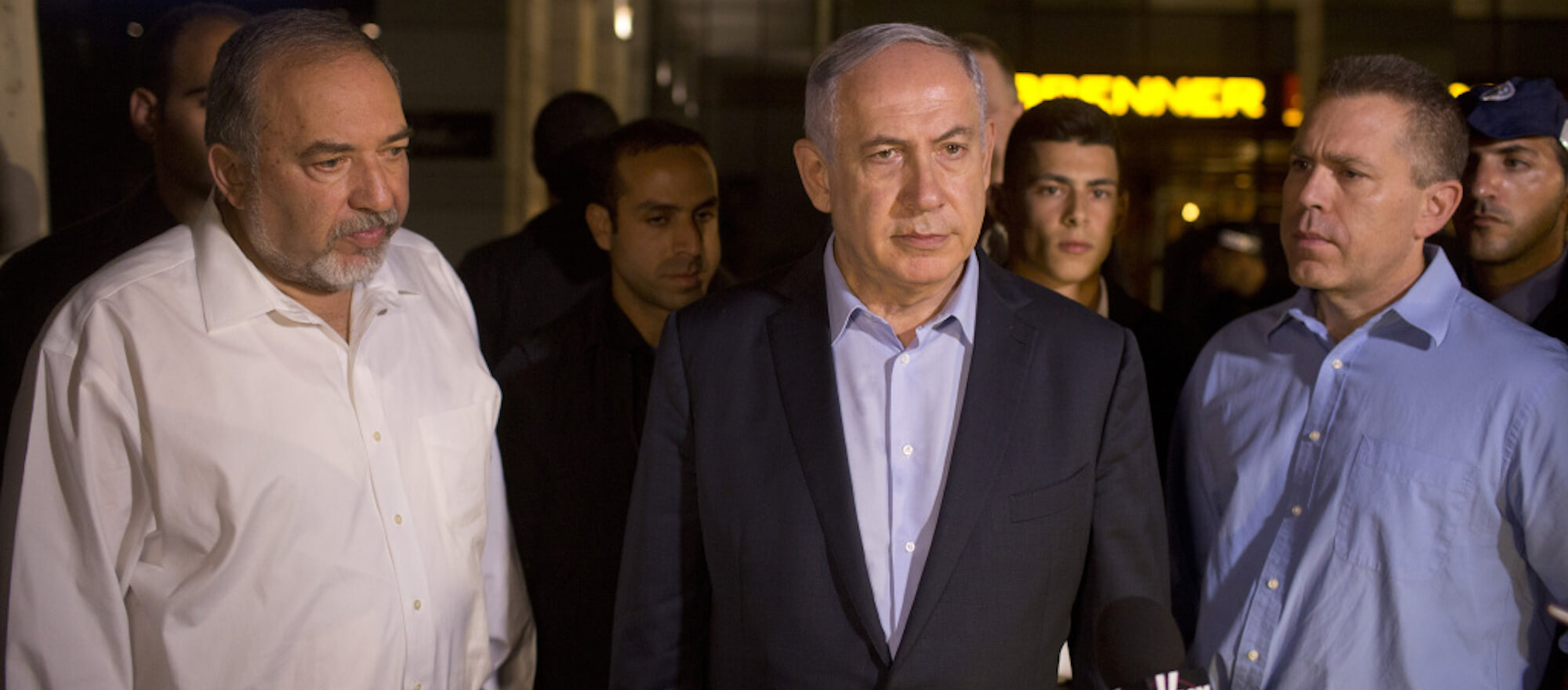 Benjamin Netanyahu and Avigdor Lieberman