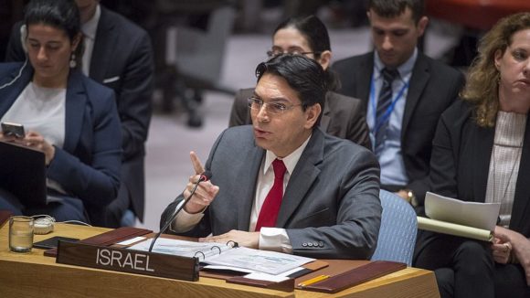Israeli Ambassador to the United Nations Danny Danon addresses the U.N. Security Council. (Photo: U.N. Photo/Loey Felipe)