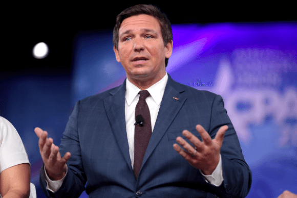 U.S. Congressman Ron DeSantis of Florida speaking at the 2017 Conservative Political Action Conference (CPAC) in National Harbor, Maryland. (Gage Skidmore)