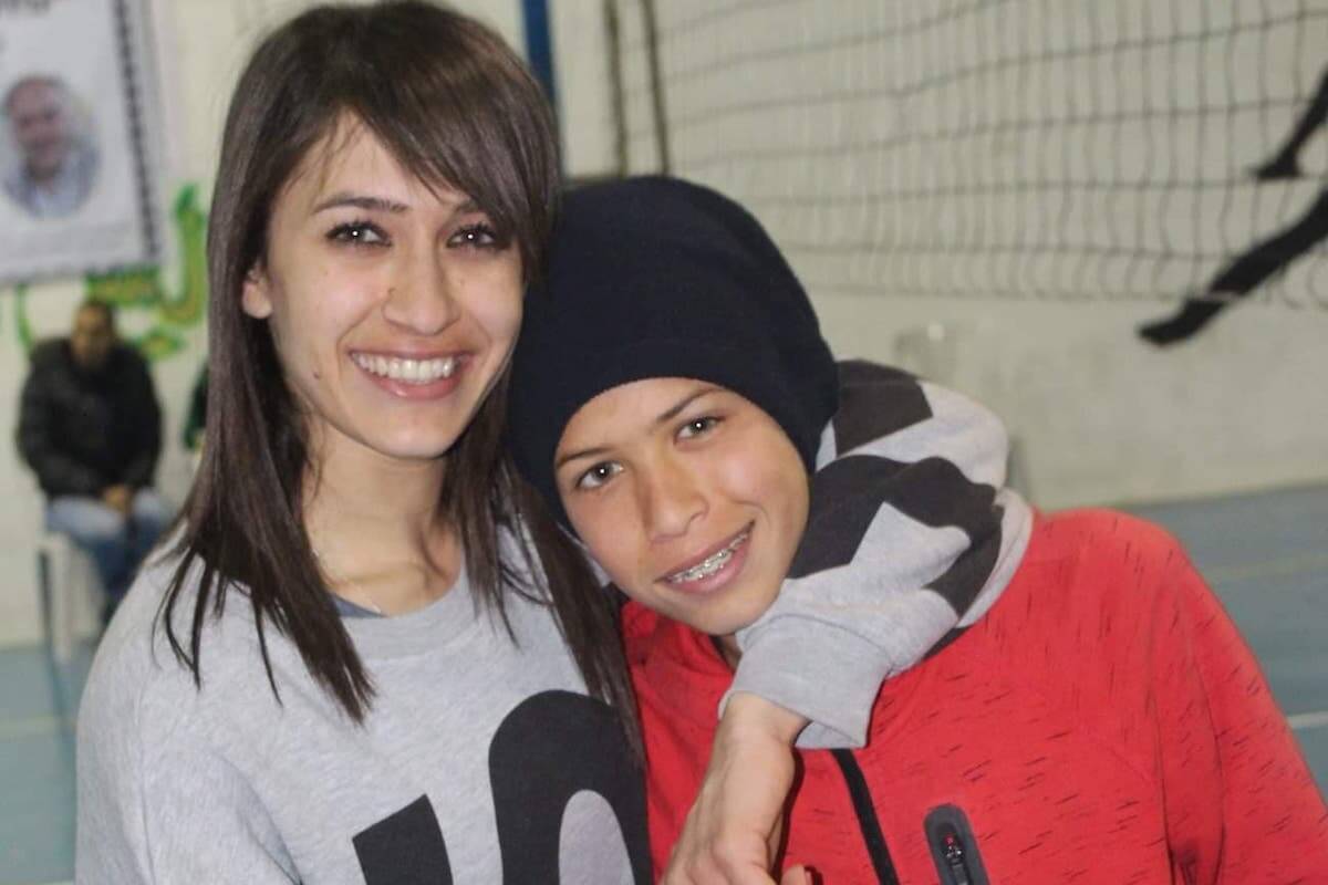 Amina Salah and her younger brother Mahmoud (Photo courtesy of Amina Salah)
