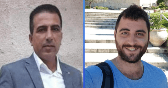 Mahmoud Qatusa (l) and Dean Issacharoff (r)