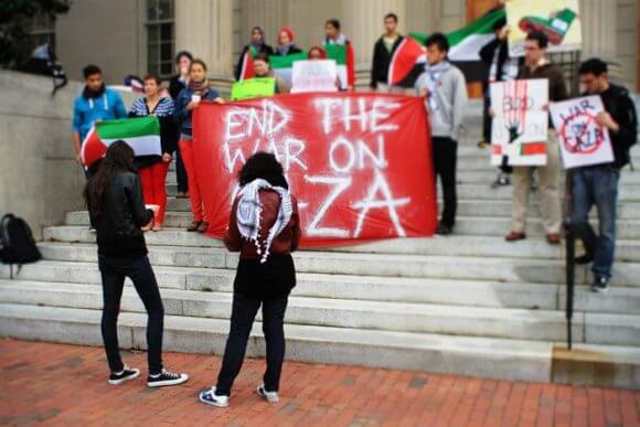 UNC-Chapel Hill Students for Justice in Palestine, December 24, 2012. (Photo: Facebook)