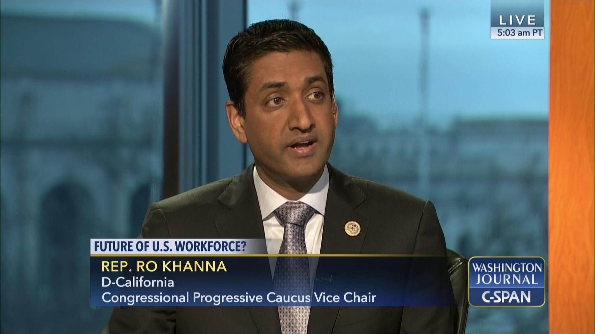 Rep. Ro Khanna is Vice Chair of the Congressional Progressive Caucus and is co-sponsoring House Resolution 246 attacking the BDS movement.