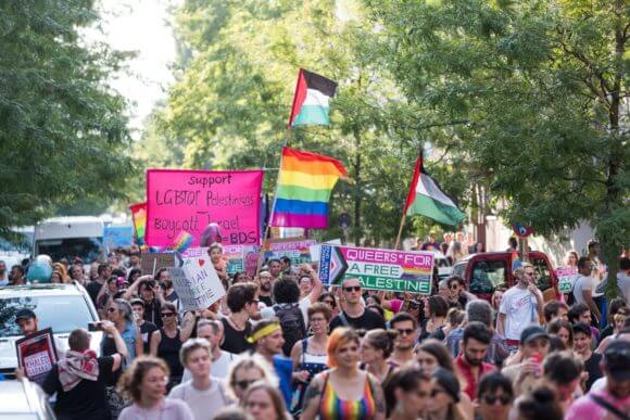 Berlin Radical Queer March, July 27, 2019, Berlin, Germany. (Photo: Facebook/Palästina Spricht)