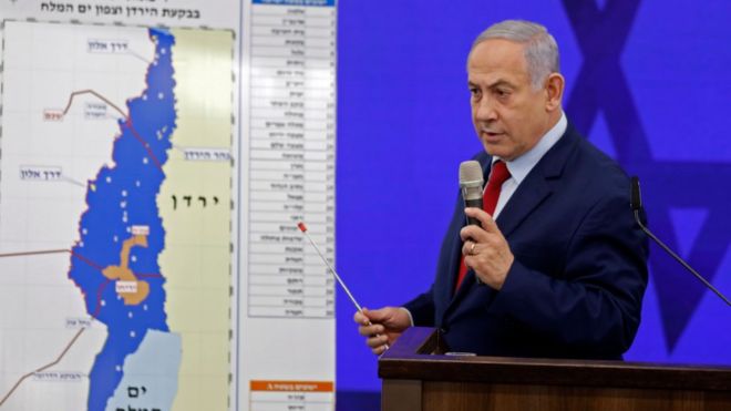 Netanyahu calls for annexing Jordan Valley and Jewish West Bank settlements, Sept. 10, 2019.
