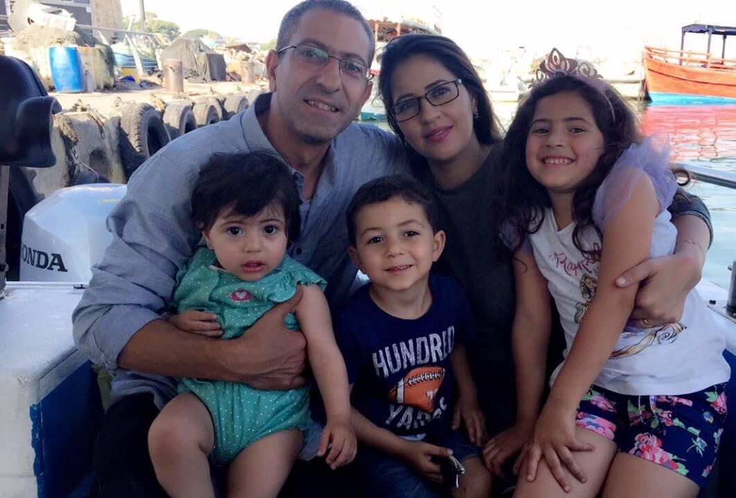 Samer Arbeed with his wife Noura Arbeed and children, Rita, 8, Mina, 5 and Julan, 3. (Photo: courtesy of  Noura Arbeed)
