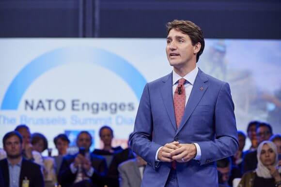Justin Trudeau at NATO Engages: The Brussels Summit Dialogue in July 2018 (Photo: Wikimedia)