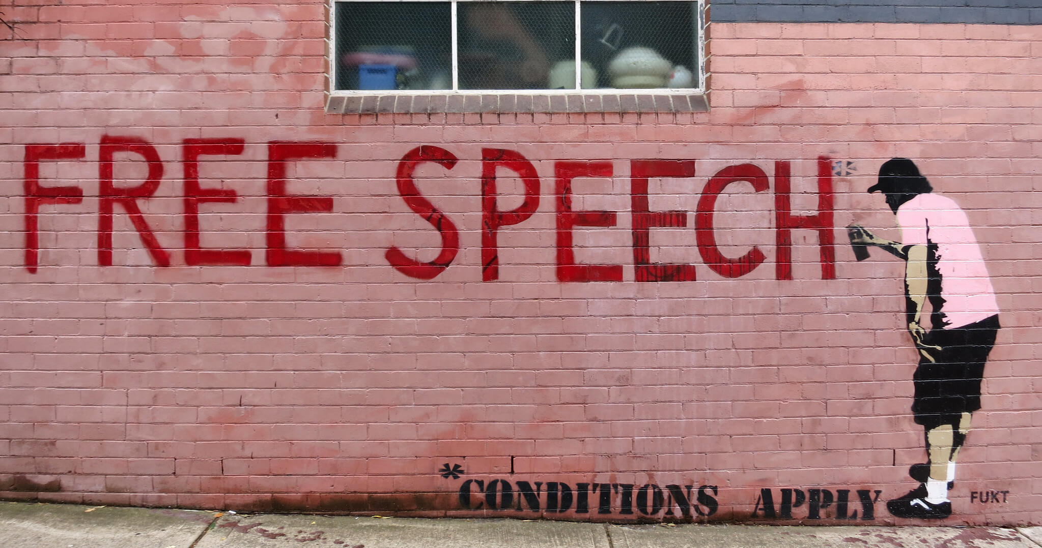 Free Speech * Conditions Apply by Fukt (Photo: Flickr/wiredforlego)