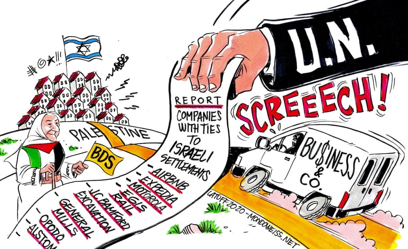 UN list of companies involved in Israeli settlements unleashes Hasbara