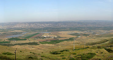 Panoramic view of the Jordan Valley (IMEMC)