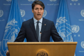 Canadian Prime Minister Justin Trudeau at the United Nations headquarters in New York City in 2017. (Photo: Adrian Wyld/Canadian Press)