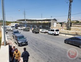 Israeli jeeps arriving to the field hospital outside of Hebron City (Photo: Ma'an News)